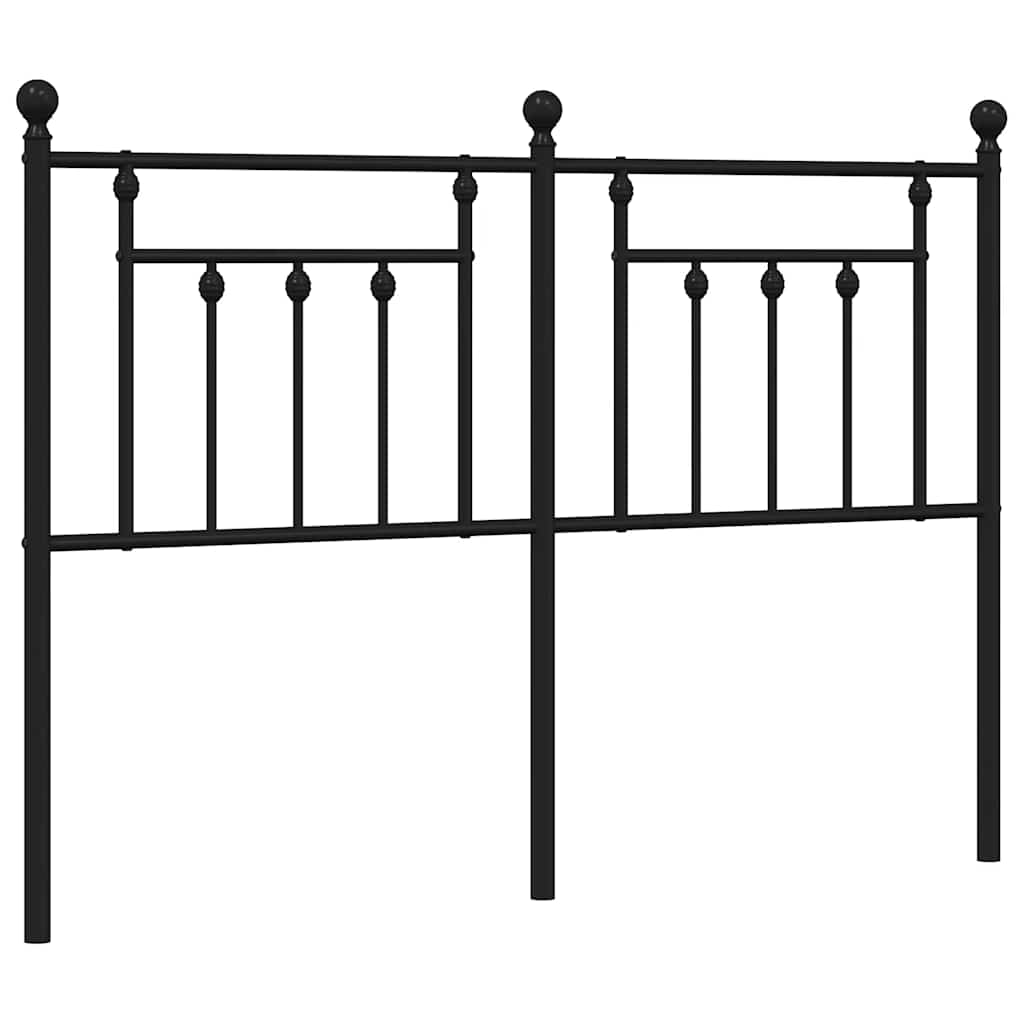 Testiera di Ricambio in Metallo Nero 150 cm