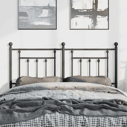 Testiera di Ricambio in Metallo Nero 150 cm