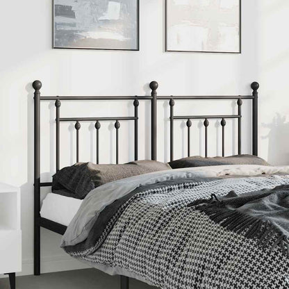 Testiera di Ricambio in Metallo Nero 150 cm