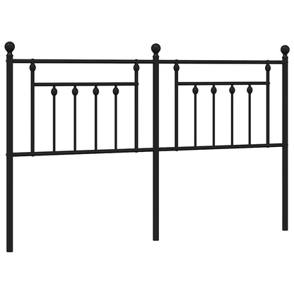 Testiera di Ricambio in Metallo Nero 180 cm