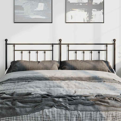 Testiera di Ricambio in Metallo Nero 193 cm