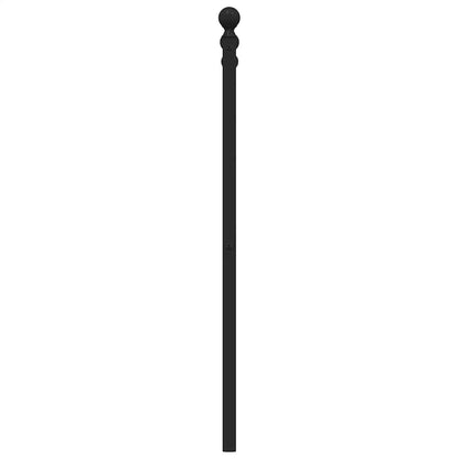 Testiera di Ricambio in Metallo Nero 193 cm