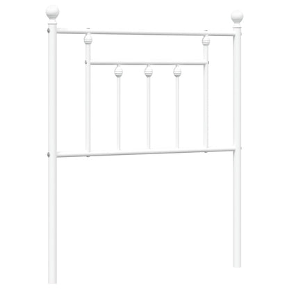 Testiera di Ricambio in Metallo Bianco 75 cm