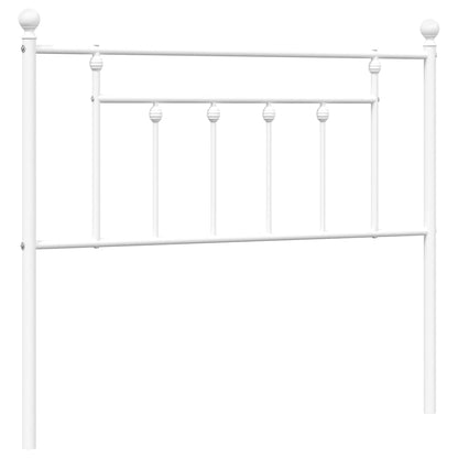 Testiera di Ricambio in Metallo Bianco 100 cm