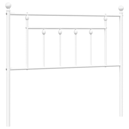 Testiera di Ricambio in Metallo Bianco 107 cm