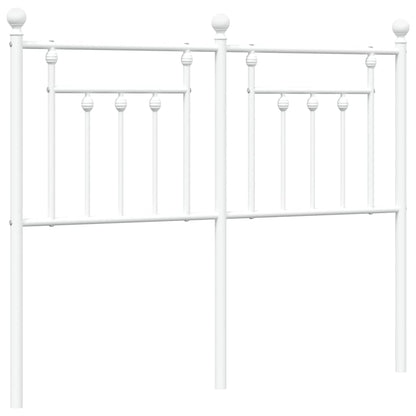Testiera di Ricambio in Metallo Bianco 120 cm