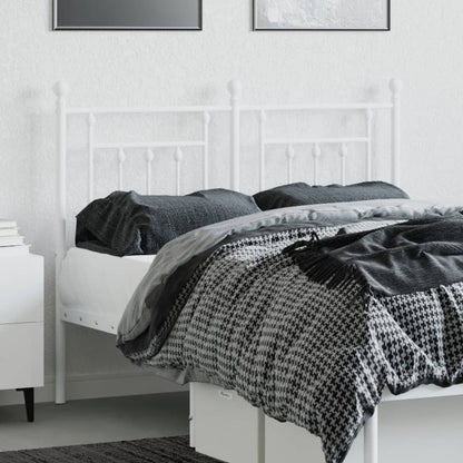Testiera di Ricambio in Metallo Bianco 120 cm