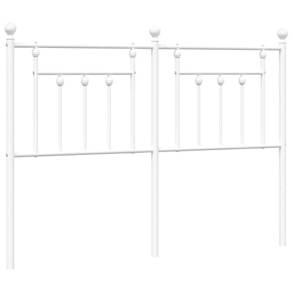 Testiera di Ricambio in Metallo Bianco 135 cm