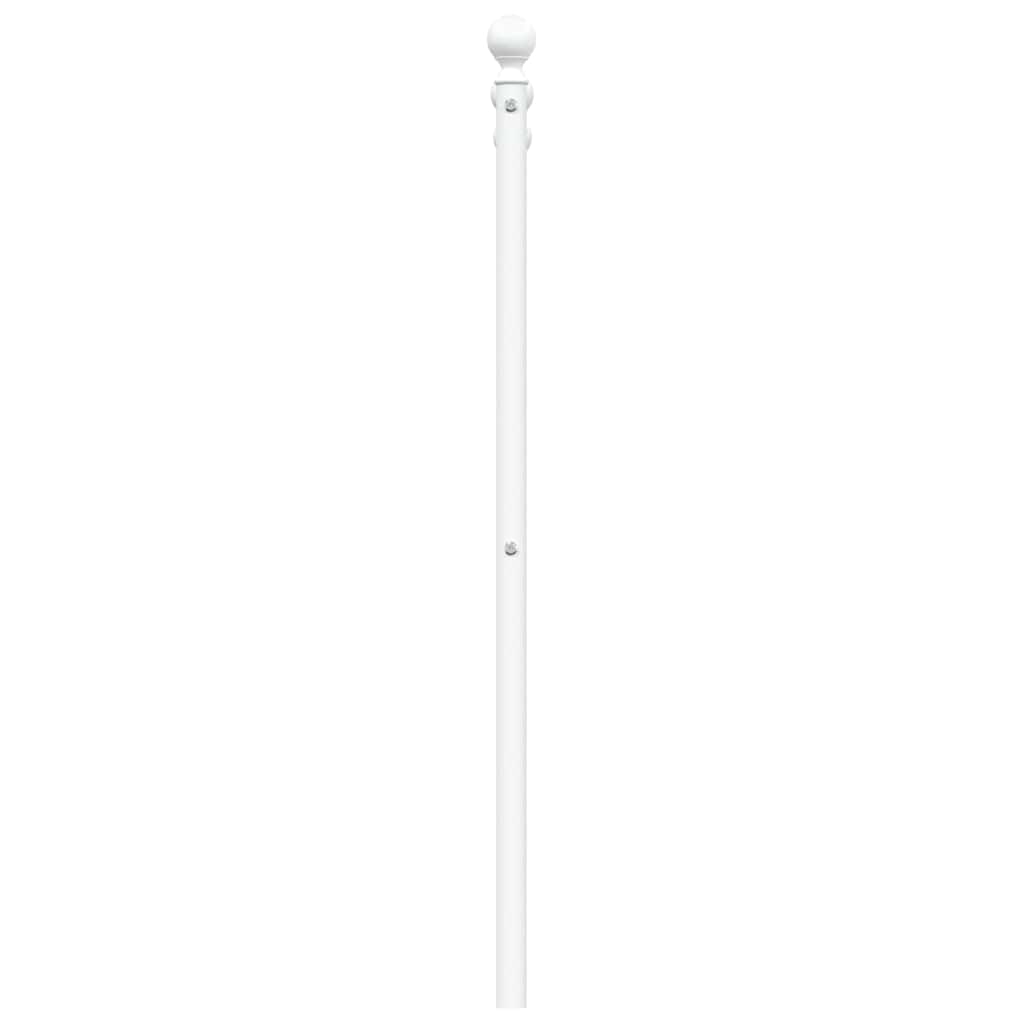 Testiera di Ricambio in Metallo Bianco 135 cm