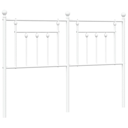 Testiera di Ricambio in Metallo Bianco 140 cm