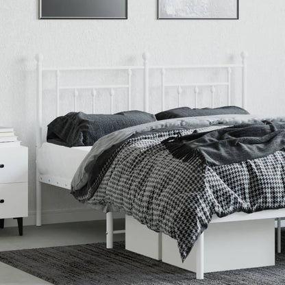 Testiera di Ricambio in Metallo Bianco 140 cm