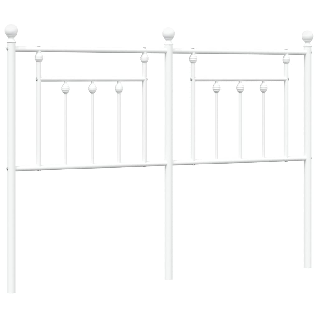 Testiera di Ricambio in Metallo Bianco 150 cm