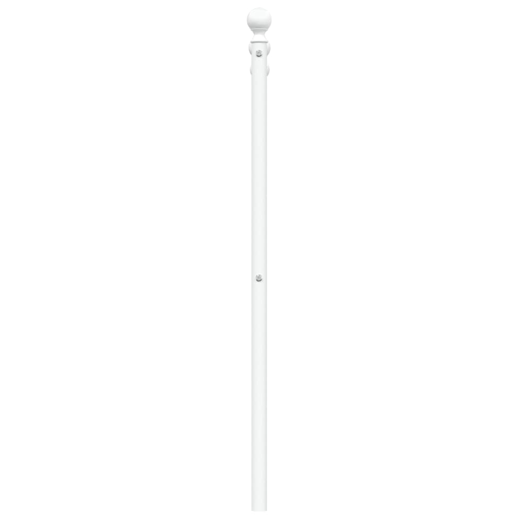 Testiera di Ricambio in Metallo Bianco 160 cm