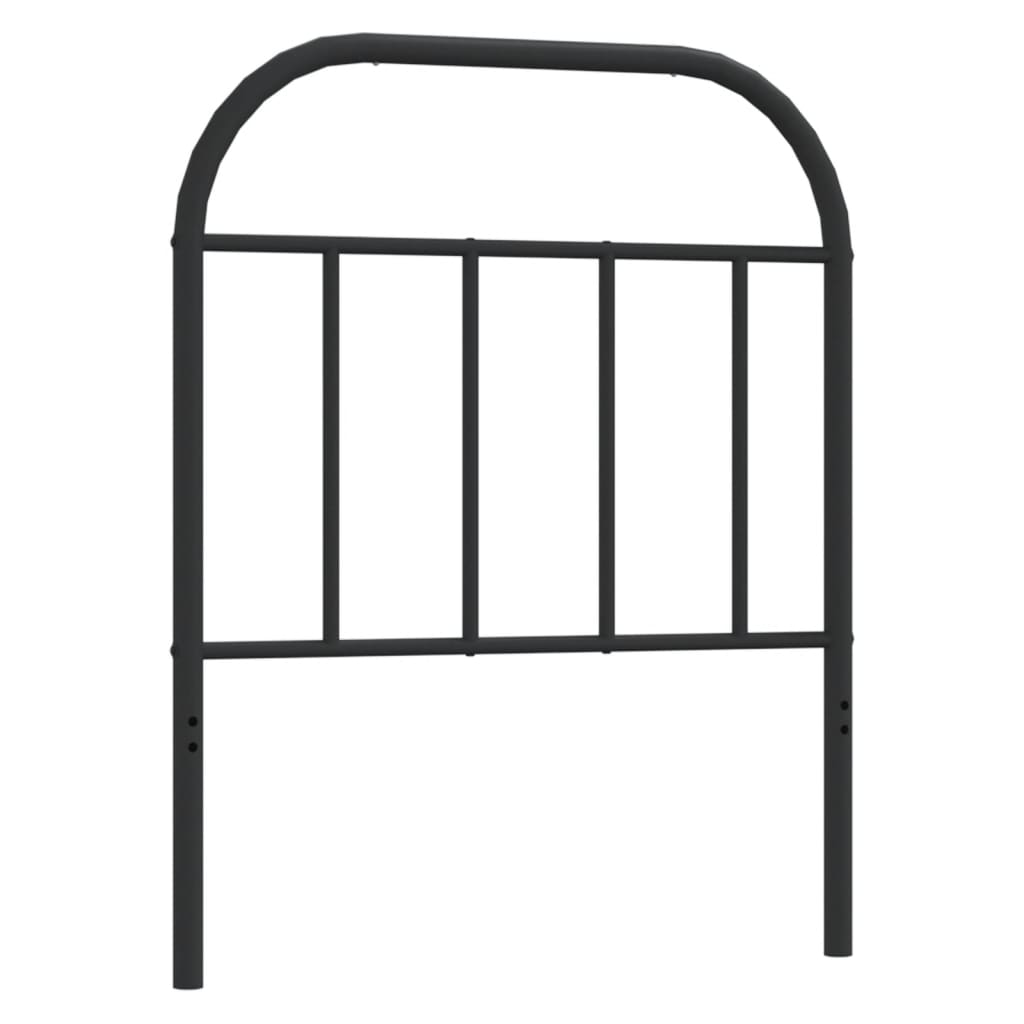 Testiera di Ricambio in Metallo Nero 75 cm