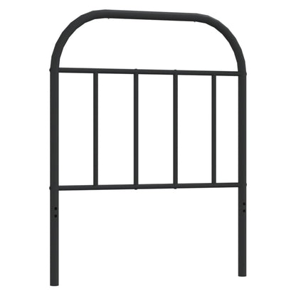 Testiera di Ricambio in Metallo Nero 75 cm