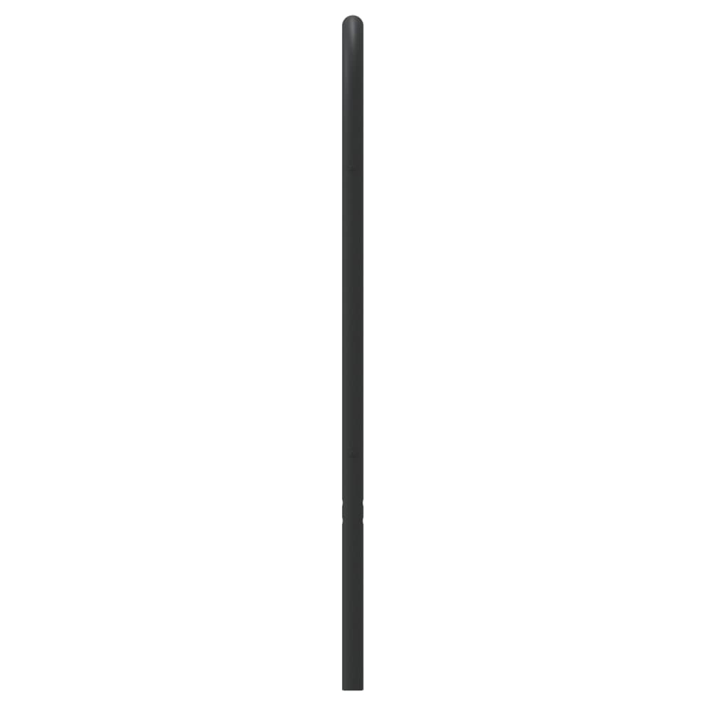 Testiera di Ricambio in Metallo Nero 75 cm