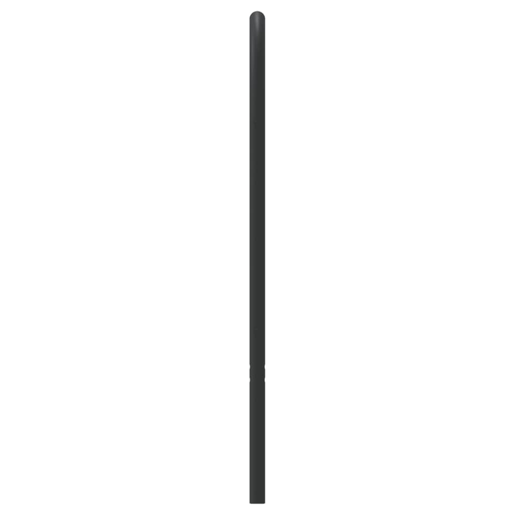 Testiera di Ricambio in Metallo Nero 80 cm
