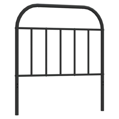 Testiera di Ricambio in Metallo Nero 90 cm
