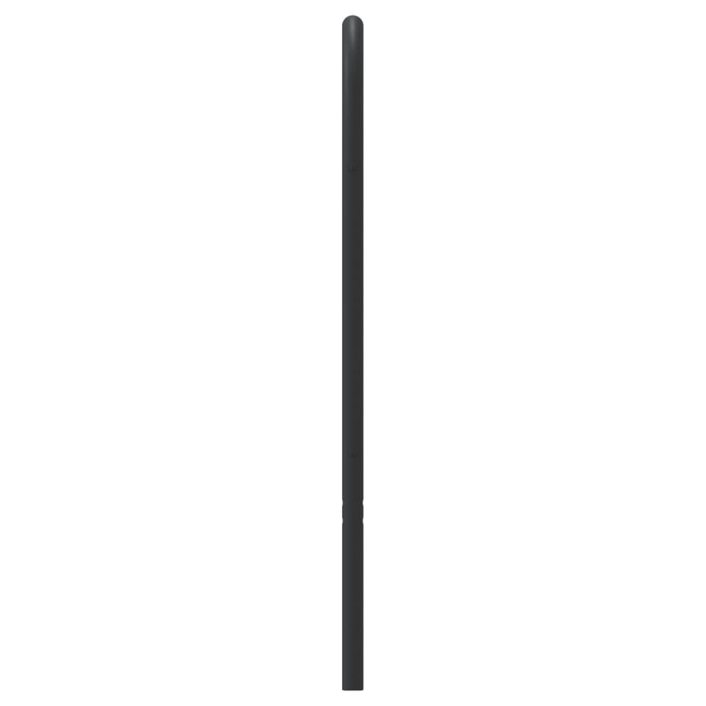 Testiera di Ricambio in Metallo Nero 107 cm