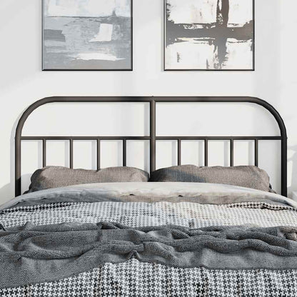 Testiera di Ricambio in Metallo Nero 135 cm