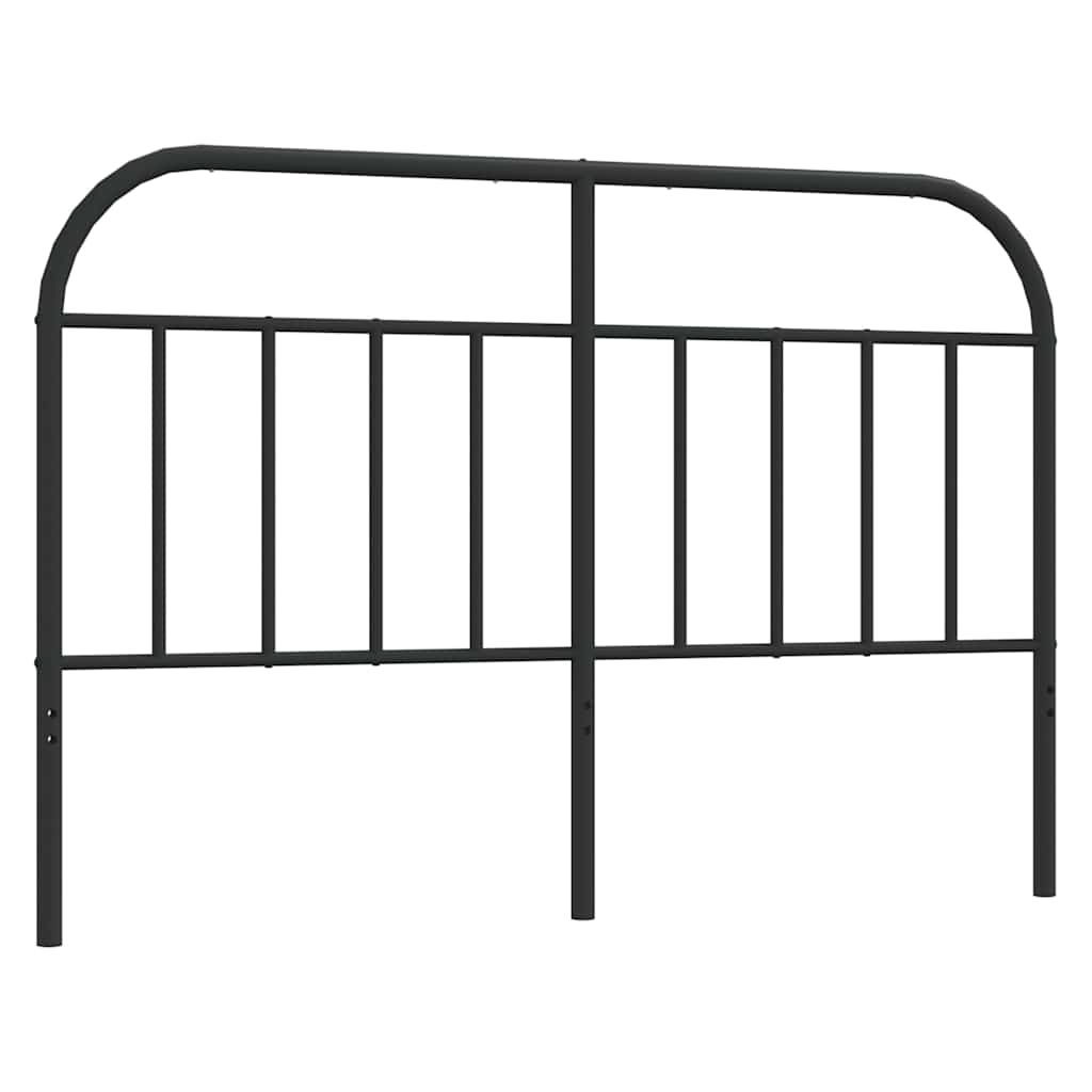 Testiera di Ricambio in Metallo Nero 140 cm