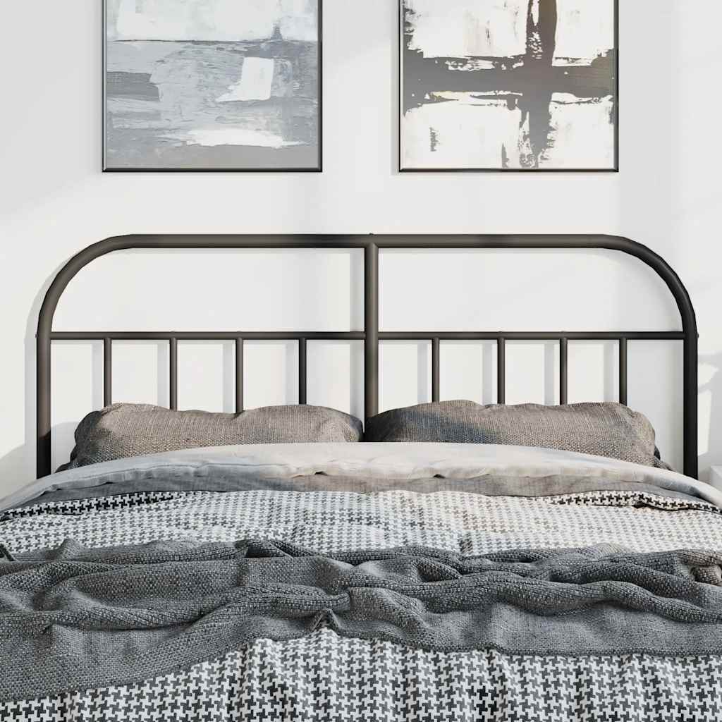 Testiera di Ricambio in Metallo Nero 150 cm