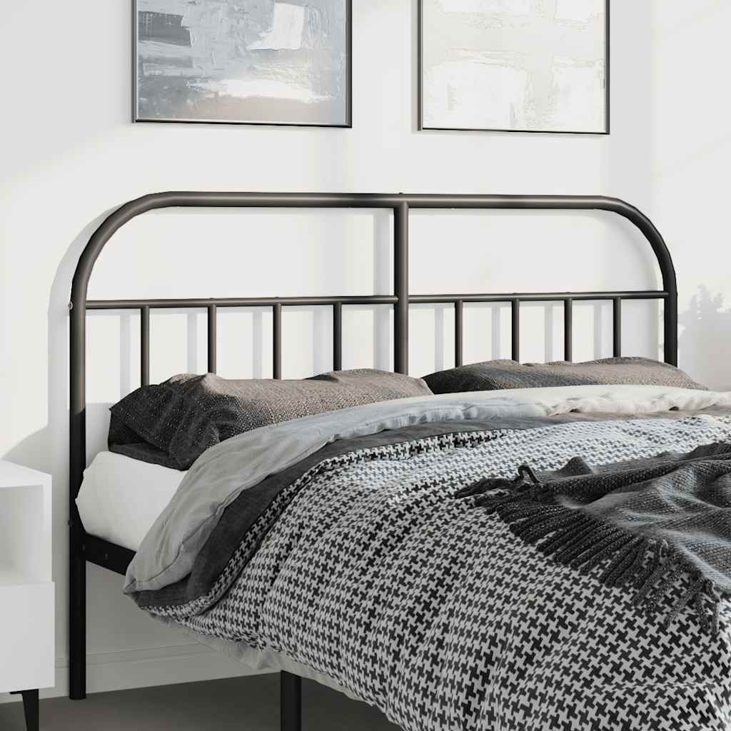 Testiera di Ricambio in Metallo Nero 150 cm