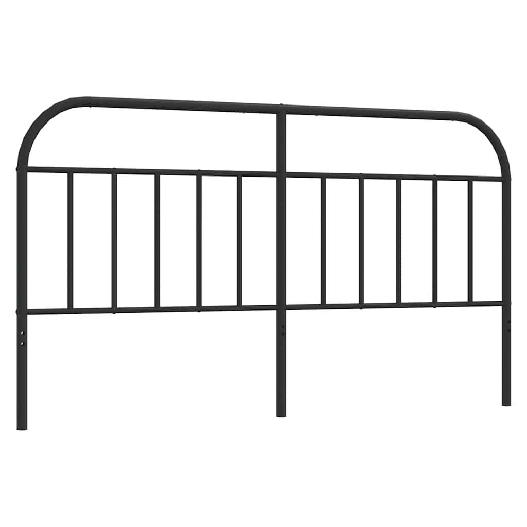 Testiera di Ricambio in Metallo Nero 180 cm