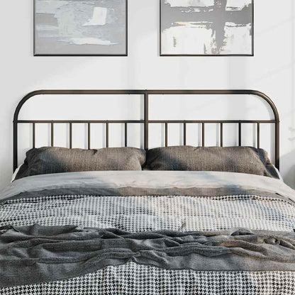Testiera di Ricambio in Metallo Nero 180 cm