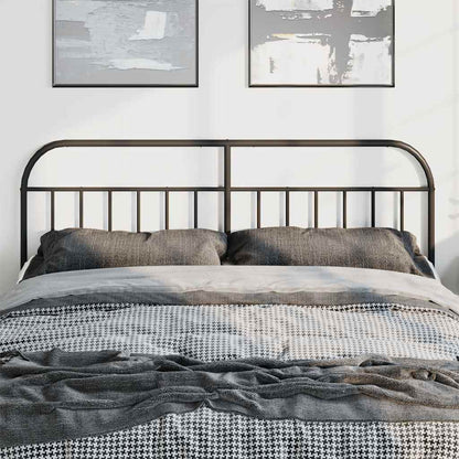 Testiera di Ricambio in Metallo Nero 193 cm