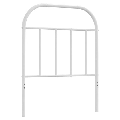 Testiera di Ricambio in Metallo Bianco 75 cm