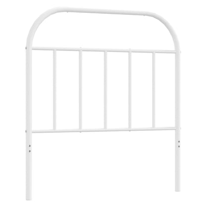 Testiera di Ricambio in Metallo Bianco 80 cm