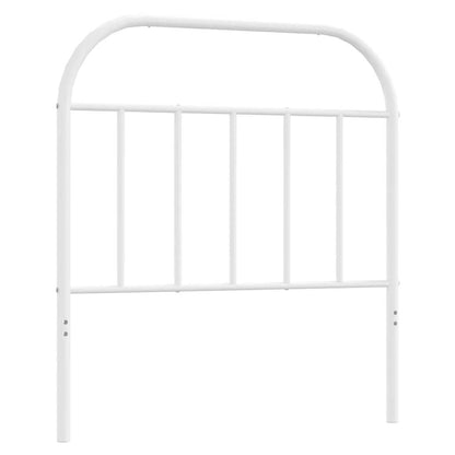 Testiera di Ricambio in Metallo Bianco 90 cm