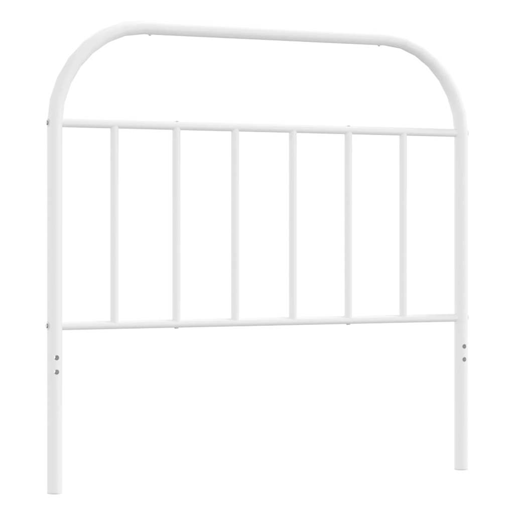 Testiera di Ricambio in Metallo Bianco 100 cm