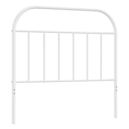 Testiera di Ricambio in Metallo Bianco 100 cm