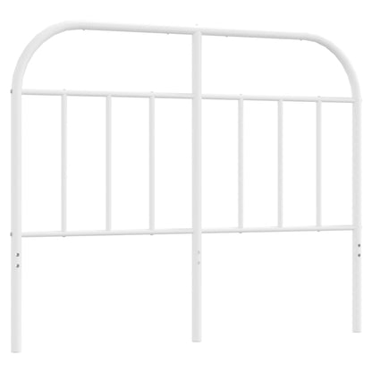 Testiera di Ricambio in Metallo Bianco 120 cm