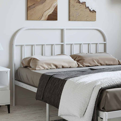 Testiera di Ricambio in Metallo Bianco 135 cm