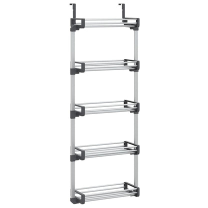 Organizzatore per Porta con 5 Ripiani 52x20x135 cm in Alluminio