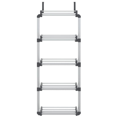 Organizzatore per Porta con 5 Ripiani 52x20x135 cm in Alluminio