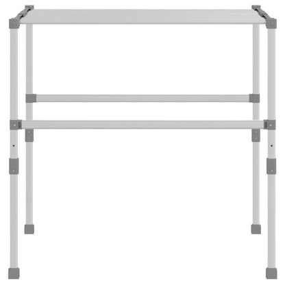 Stendibiancheria 83x(50-55)x(40-85) cm in Alluminio