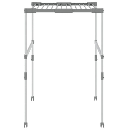 Stendibiancheria 83x(50-55)x(40-85) cm in Alluminio