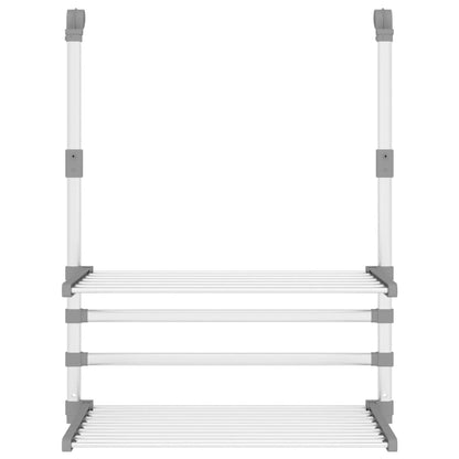 Stendino per Balcone 54x25x42 cm in Alluminio