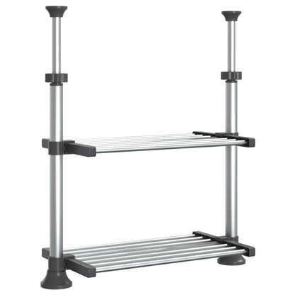 Ripiano da Cucina 50x25x(50-70) cm in Alluminio