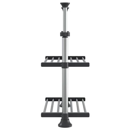 Ripiano da Cucina 50x25x(50-70) cm in Alluminio