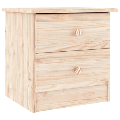 Comodino ALTA 41x35x41 cm in Legno Massello di Pino