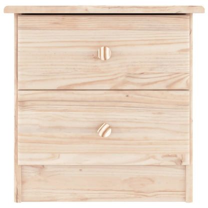 Comodino ALTA 41x35x41 cm in Legno Massello di Pino