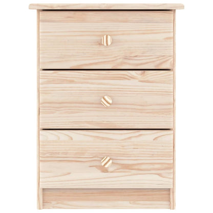 Comodino ALTA 41x35x55,5 cm in Legno Massello di Pino