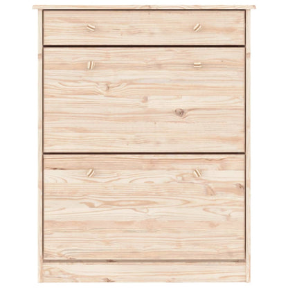 Scarpiera ALTA 77x35x96 cm in Legno Massello di Pino
