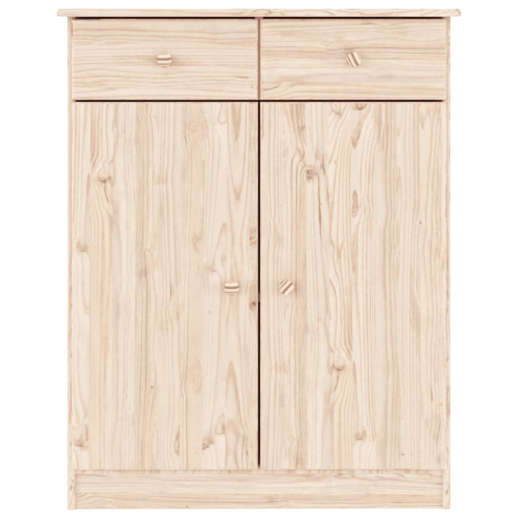 Scarpiera ALTA 77x35x96 cm in Legno Massello di Pino