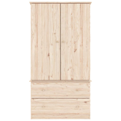 Armadio ALTA 90x55x170 cm in Legno Massello di Pino